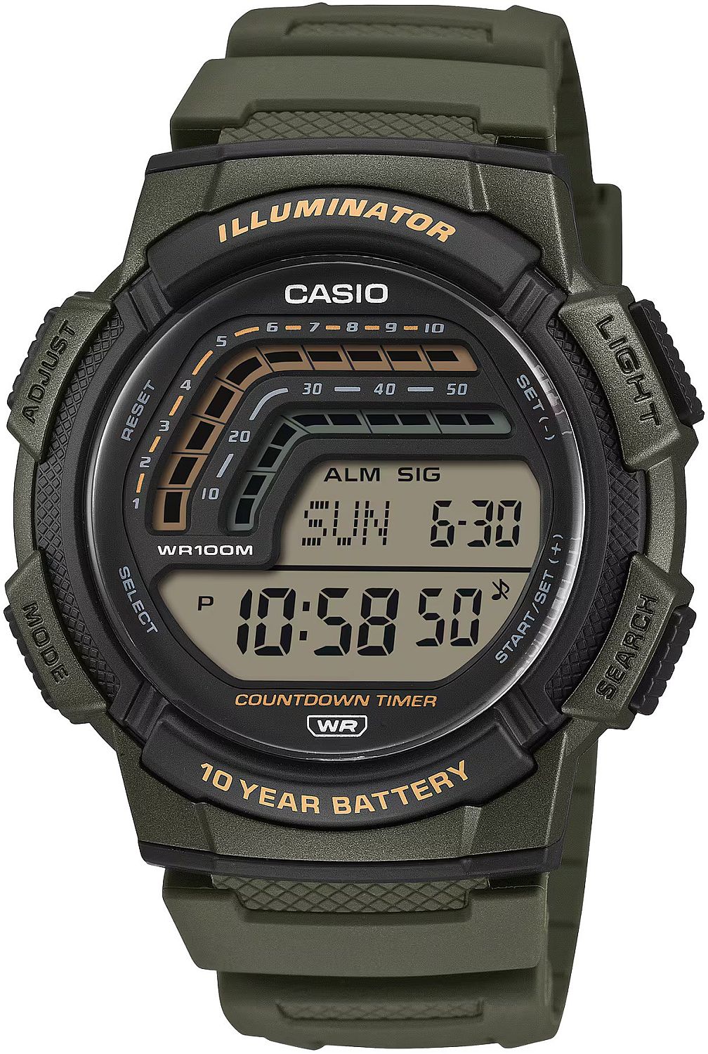 Ceas pentru bărbați Casio Collection - WS-1800-3AVEF