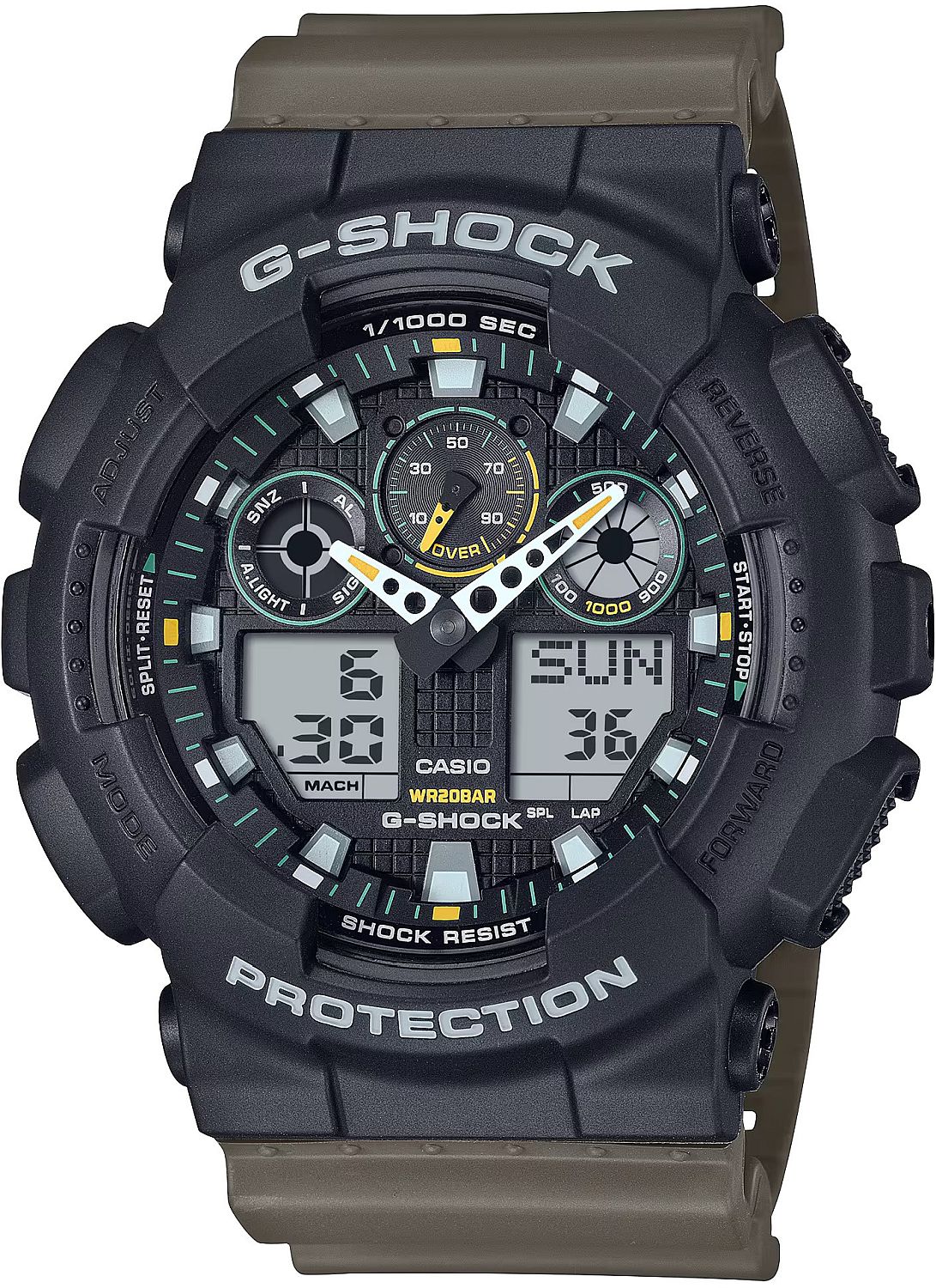 Ceas bărbătesc Casio G-Shock - GA-100TU-1A3ER