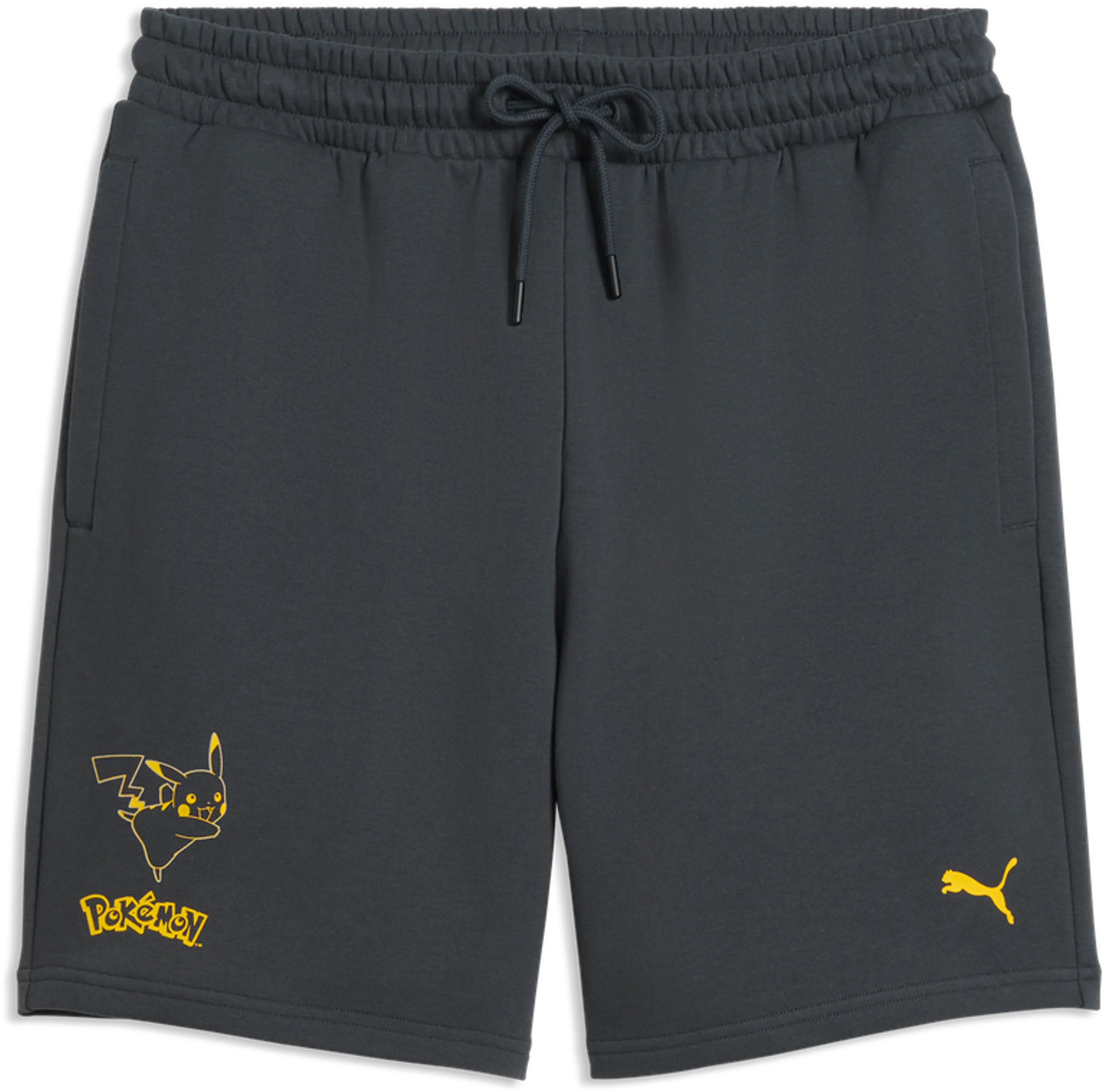 Pantaloni scurți pentru bărbați Puma - Pokemon Pikachu, mărimea XL, gri închis