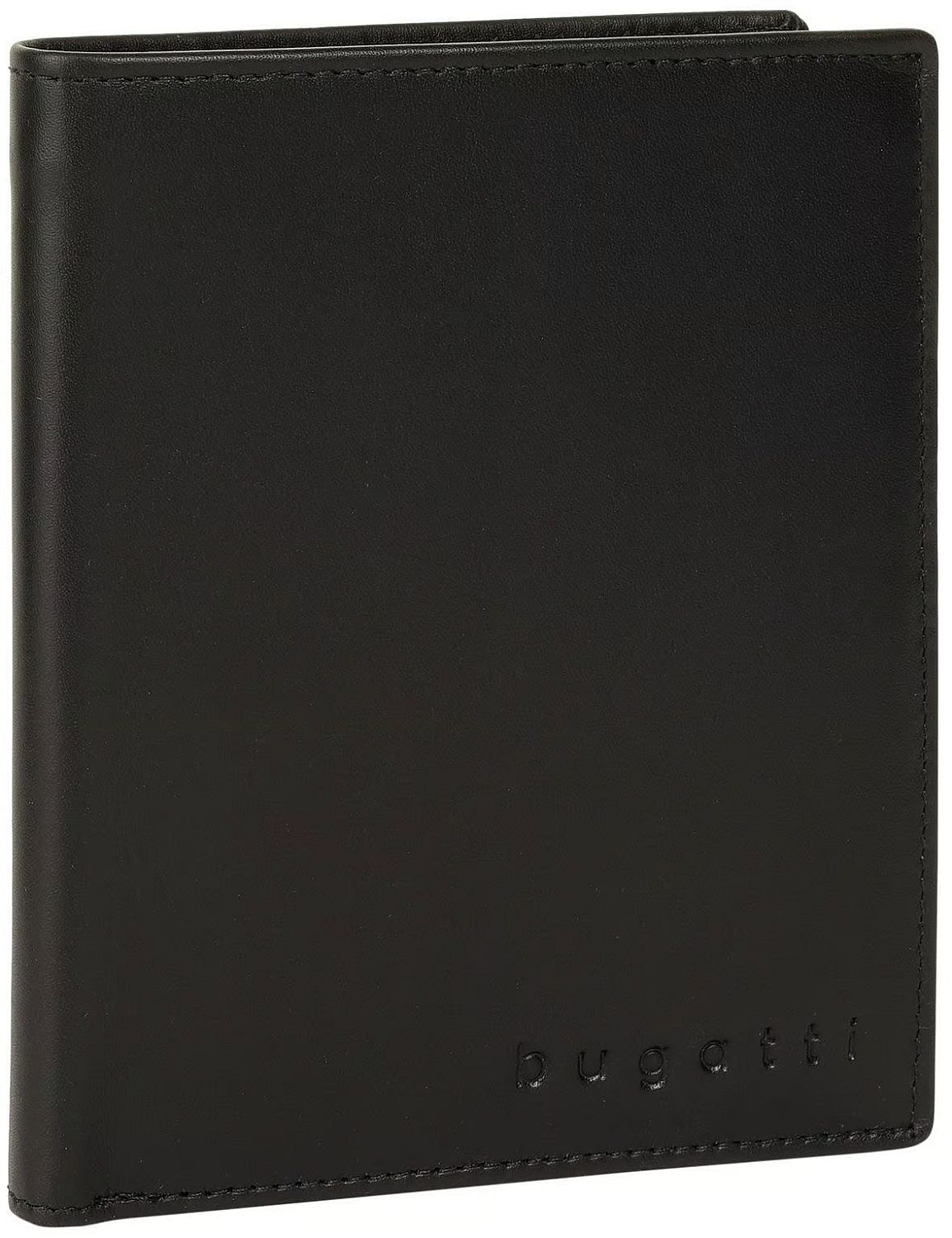 Portofel din piele pentru bărbați  Bugatti Super Slim - Vertical, negru