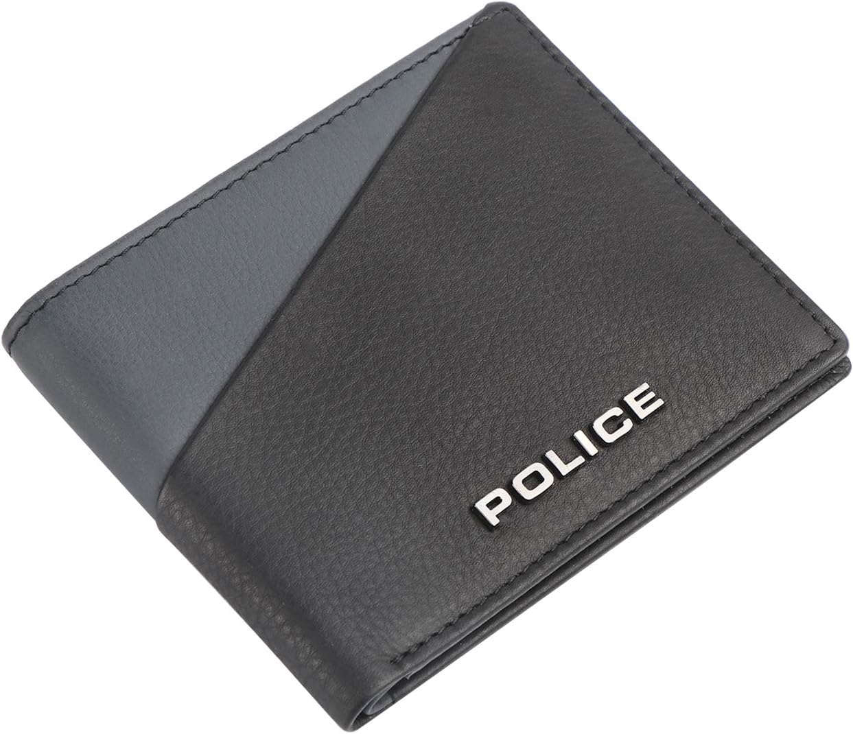 Portofel pentru bărbați Police - Boss, negru cu albastru inchis