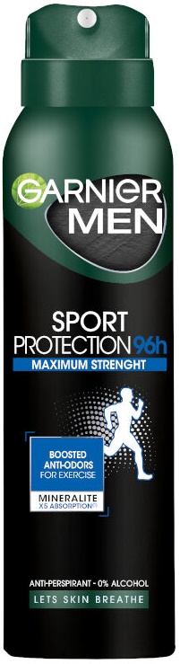 Garnier Men Spray deodorant Sport Protection 96H, 150 ml