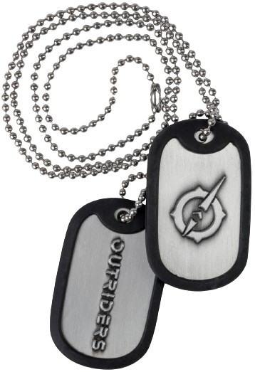 Medalion ItemLab Games: Outriders - Symbol Dog Tags