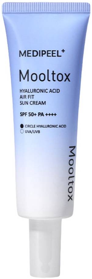 Medi-Peel Mooltox Cremă de protecție solară cu acid hialuronic Air Fit, SPF50+, 50 g