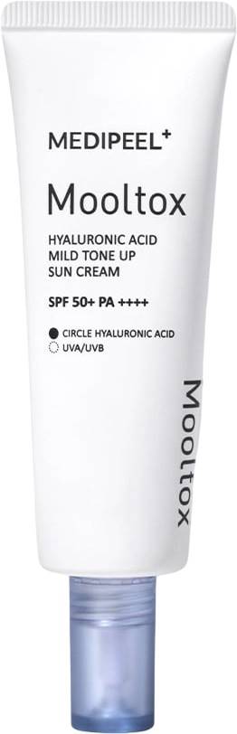 Medi-Peel Mooltox Cremă de protecție solară cu acid hialuronic, SPF50+, 50 ml