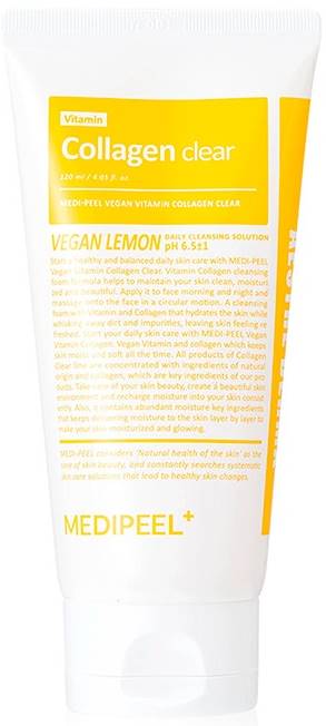 Medi-Peel Spumă de curățare facială vegană Vitamin Collagen Clear, 120 ml