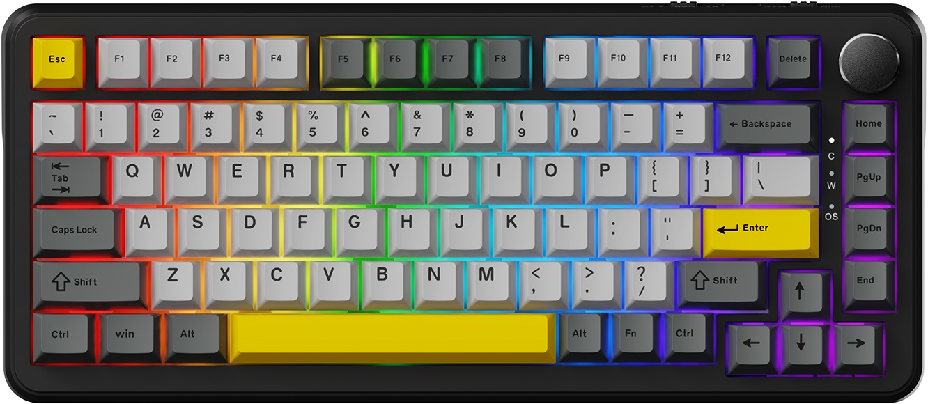 Tastatură mecanică AJAZZ – AK820 MAX, Magnetic, RGB, negru