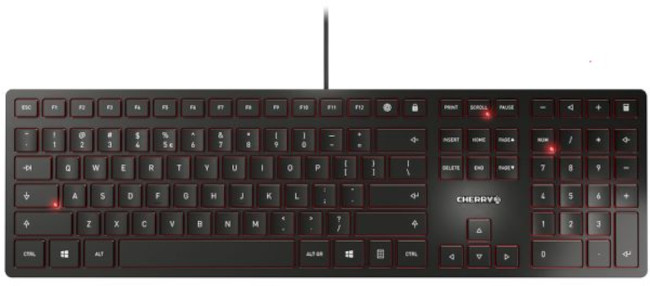 Tastaura mecanica Cherry - KC 6000 SLIM, cu fir, SX, neagra