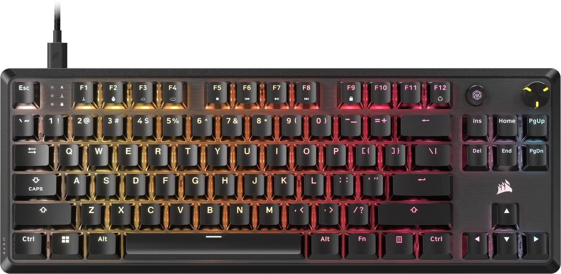 Tastatura Mecanica Corsair K70 CORE TKLR Tastatura Mecanica Corsair K70 CORE TKLR - imagine 2