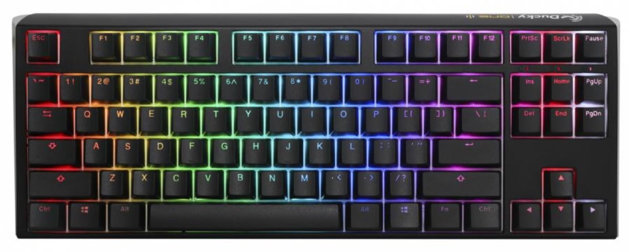 Tastatură mecanică Ducky - One 3 Classic TKL, Black, RGB, neagră