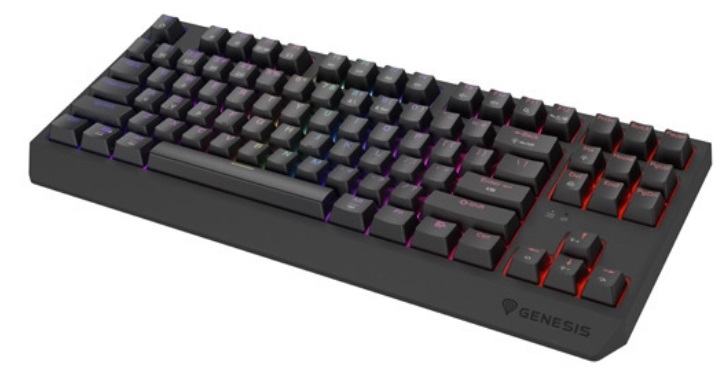 Tastatură mecanică Genesis - Thor 230 TKL, Outemu Red, wireless, neagră
