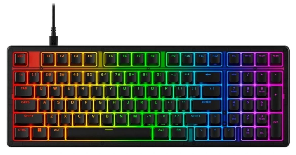 Tastatura HP HyperX Origins 21800, negru Tastatura HP HyperX Origins 21800, negru - imagine 2