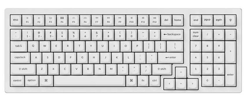 Tastatură mecanică Keychron - K4P-O1, wireless, K Pro Red, LED, albă