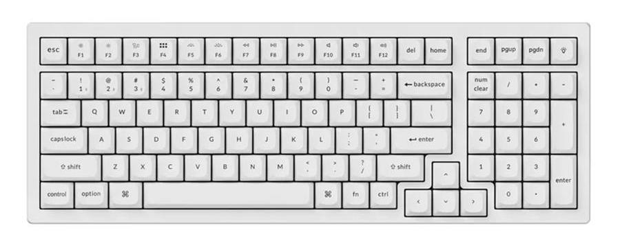 Tastatură mecanică Keychron - K4P-O3, wireless, K Pro Banana, LED,…