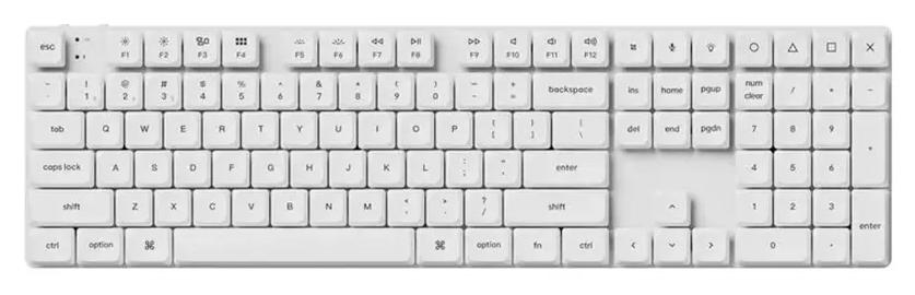 Tastatură mecanică Keychron - K5P-P2, wireless, Gateron Blue, RGB,…