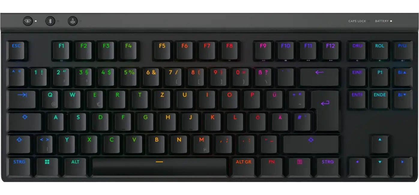 Tastatură mecanică Logitech – G515, TKL, GL Low-Profile, wireless, negru