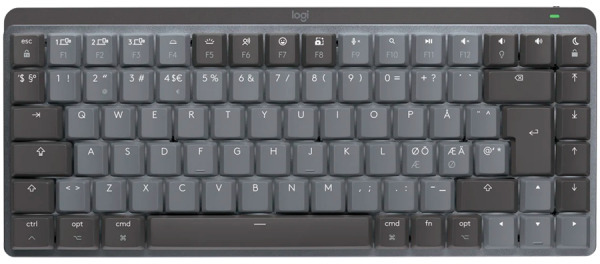 Tastatură mecanică Logitech - MX Mechanical Mini for Mac, grafit