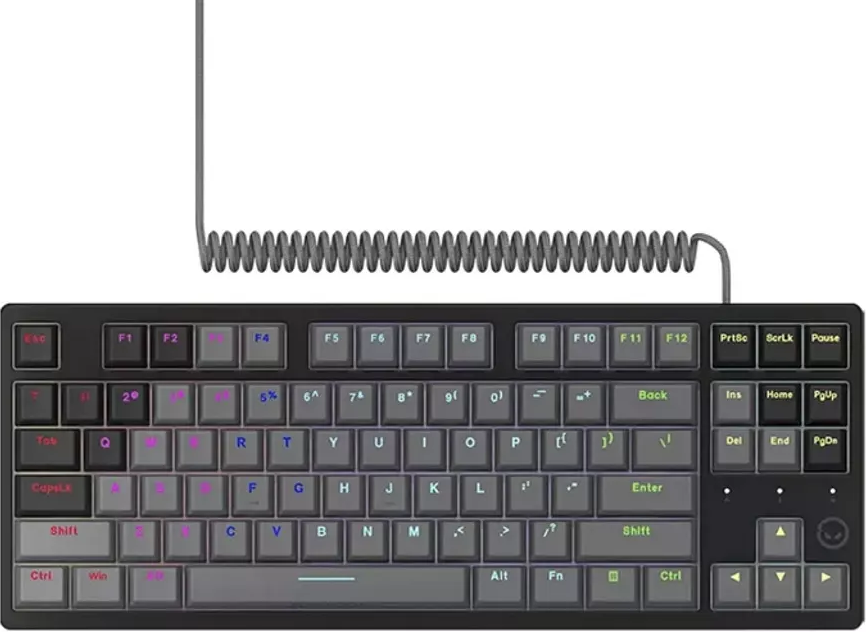 Tastatură mecanică Lorgar - Azar 514 TKL, Linear, neagră