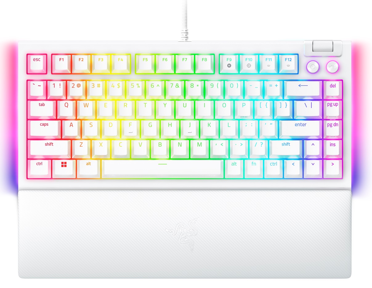 Tastatura Razer BlackWidow V4 75% White Tastatura Razer BlackWidow V4 75% White - imagine 2