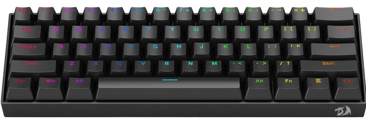 Tastatură mecanică Redragon - Dragonborn K630, Red, RGB, neagră