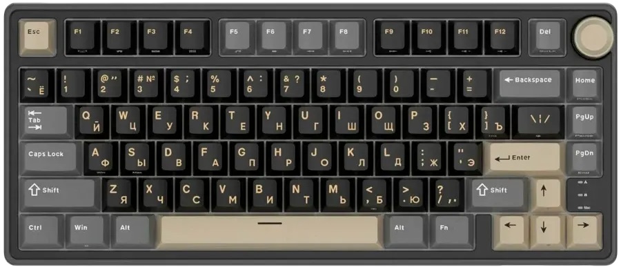 Tastatură mecanică  Royal Kludge – R75, K Silver, RGB, Phantom
