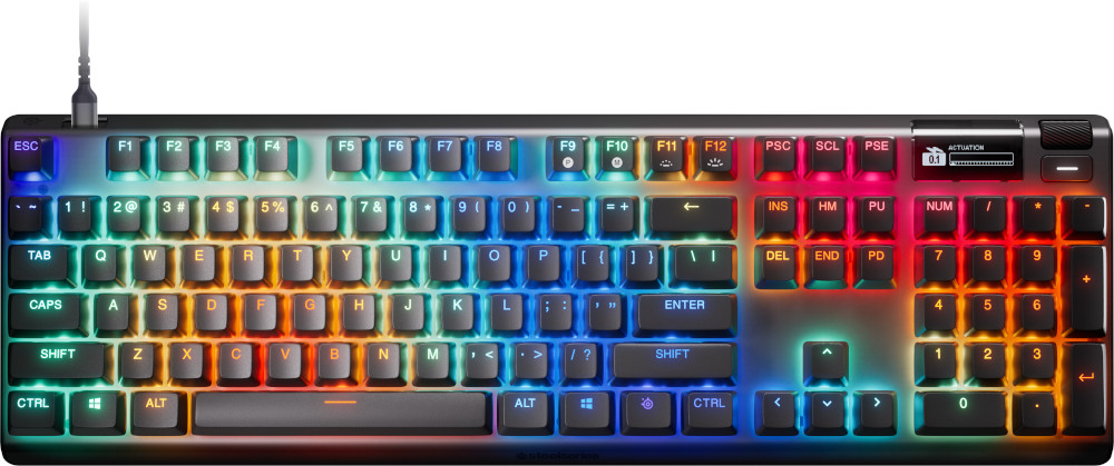 Tastatură mecanică  SteelSeries - Apex Pro Gen 3, OmniPoint, RGB, negru
