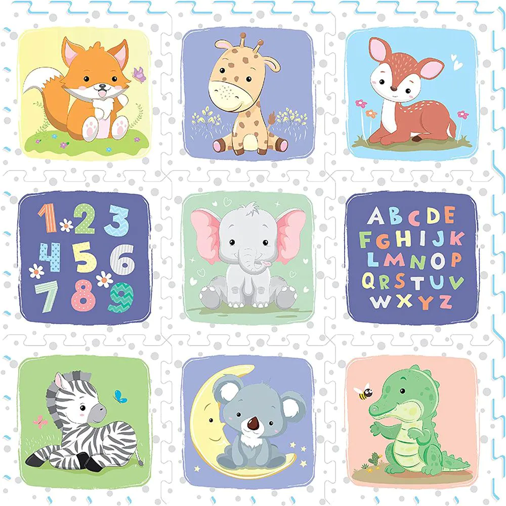 Puzzle moale Sun Ta Toys - Safari, 9 piese