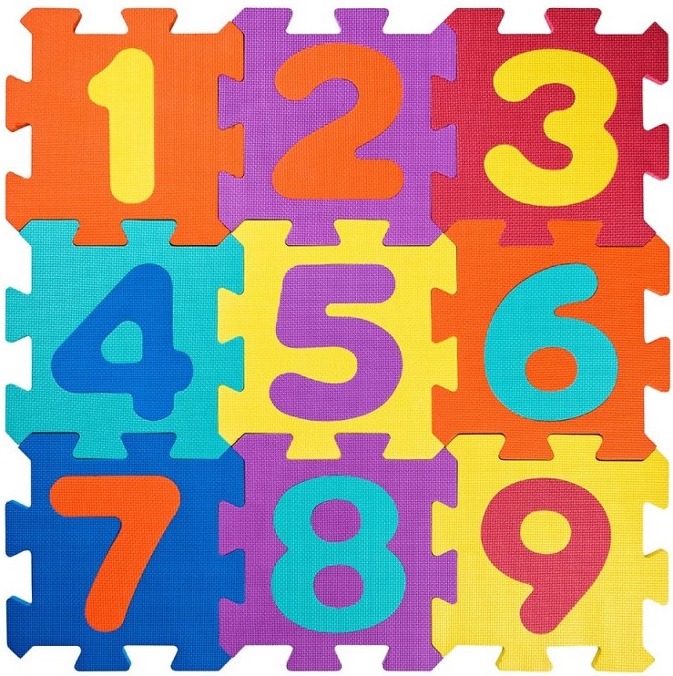 Puzzle moale pentru podea Woody cu spuma EVA - Cifre