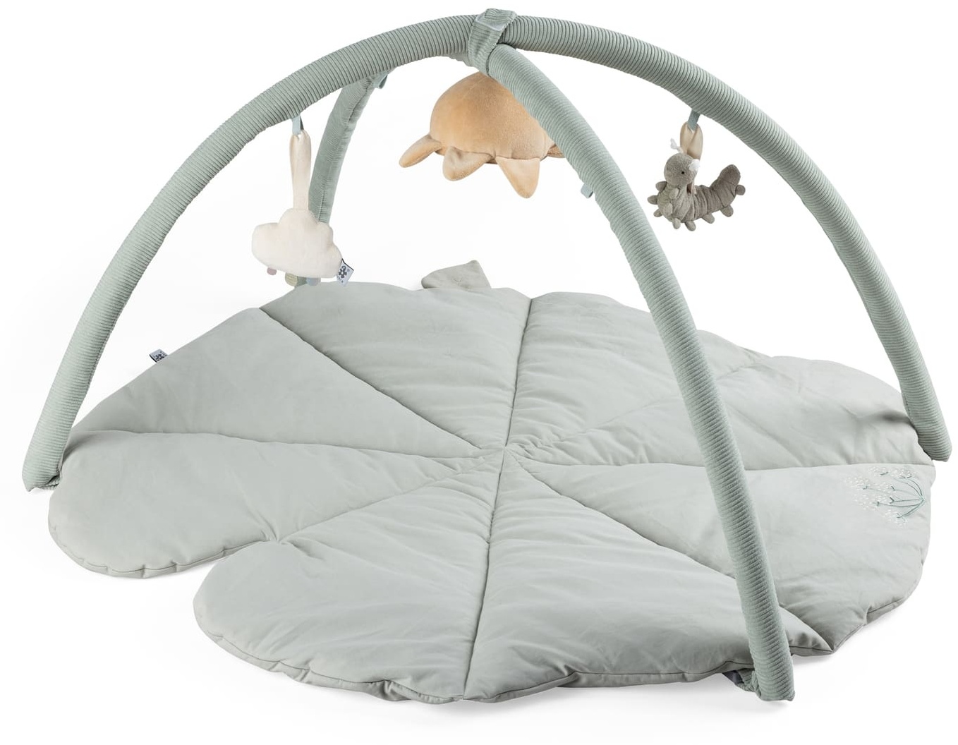 Saltea moale de joacă pentru bebeluși Sebra - Woodland Mist Green
