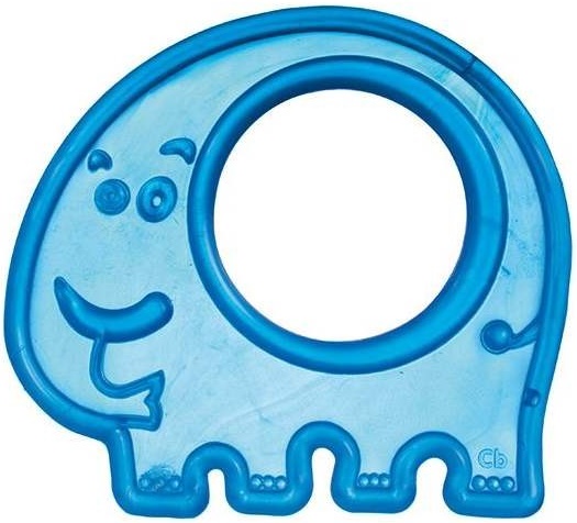Dentitie moale pentru bebelusi Canpol - Elefant, albastru