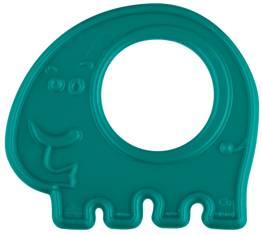 Dentitie moale pentru bebelusi Canpol - Elefant, verde