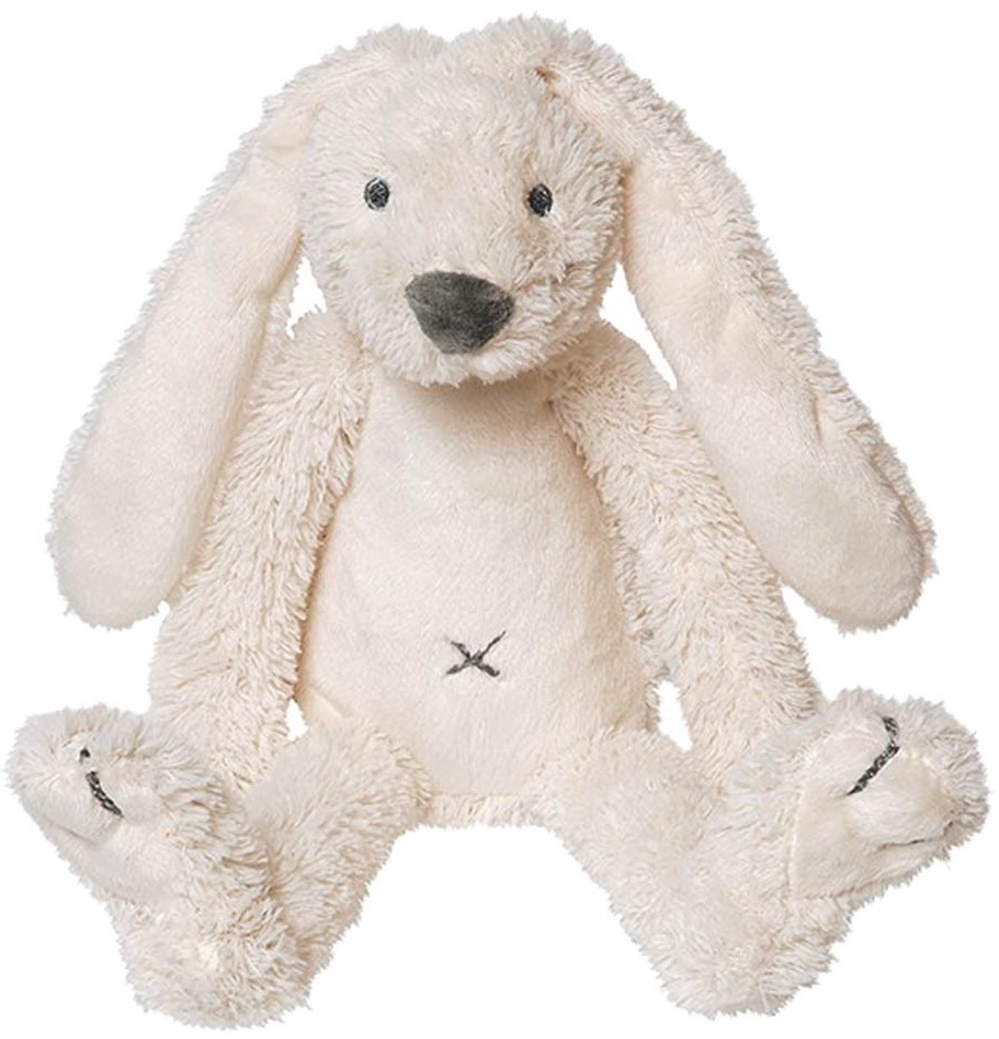 Jucarie moale Happy Horse - Iepuras Richie, alb, 28 cm
