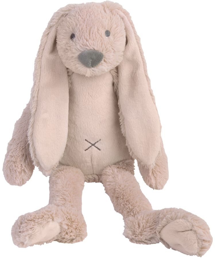 Jucarie moale Happy Horse - Iepurasul Richie, Old pink,  38 cm