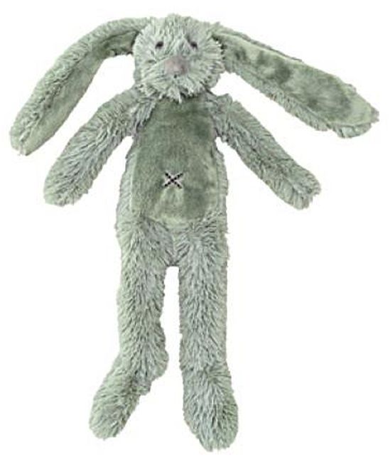 Jucărie moale Happy Horse - Iepurașul Richie, verde, 27 cm
