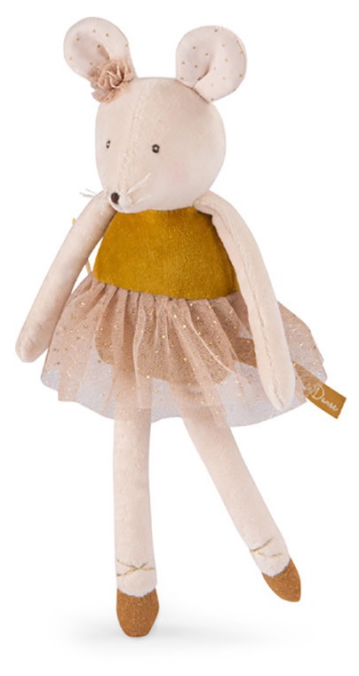 Jucărie moale Moulin Roty - Șoricel auriu, 31 cm