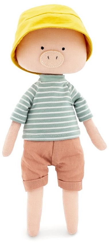 Jucărie moale Orange Toys Cotti Motti Friends - Nicky porcul, 30 cm