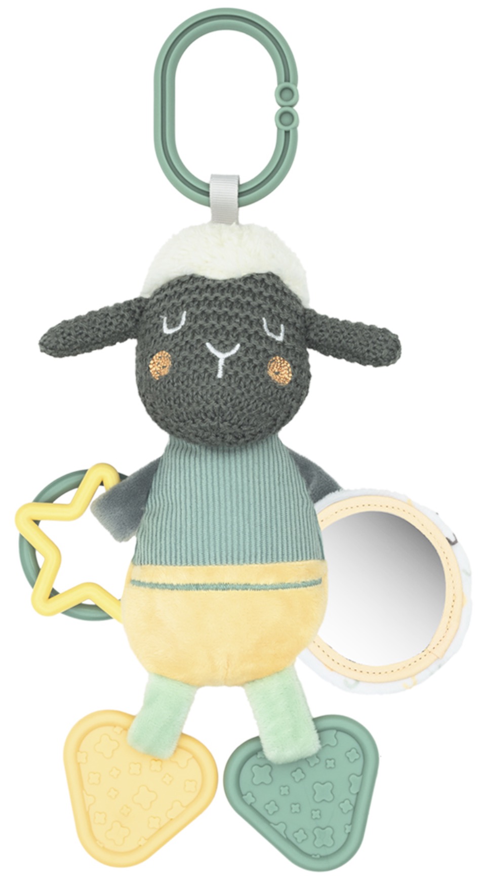 Jucărie moale cu activități KikkaBoo Sleepy Sheep