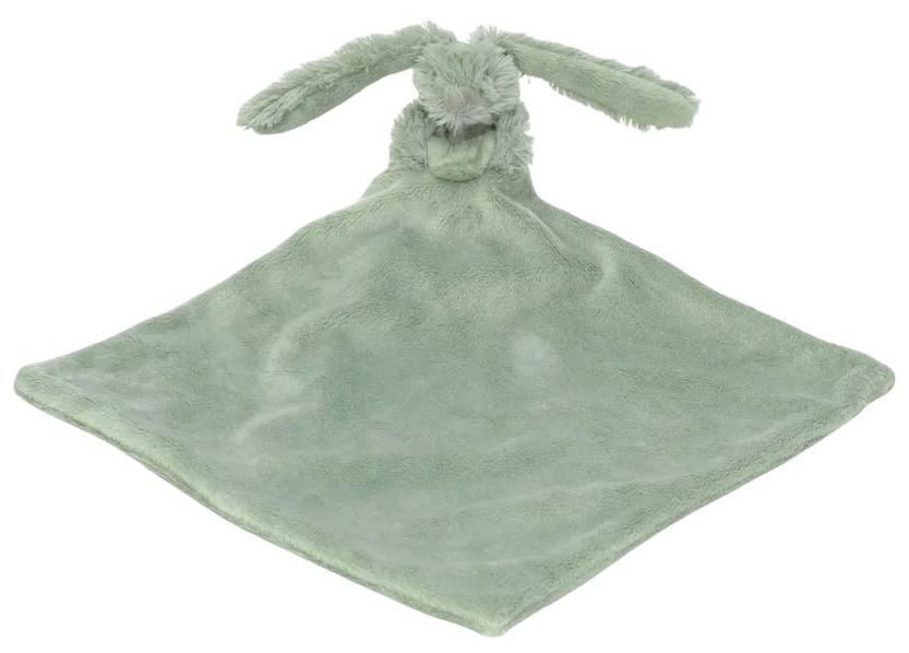 Jucărie moale cu pătură Happy Horse - Iepurașul Richie, verde, 28 cm