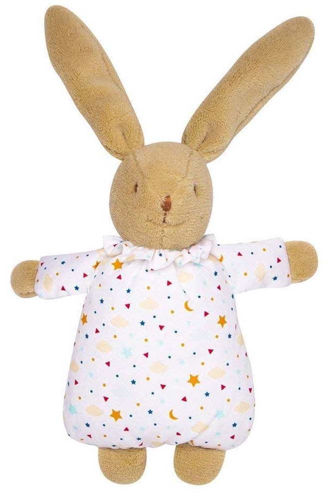 Jucarie moale Trousselier - Iepuras cu zornaitoare, Pufos cu stele, 20 cm