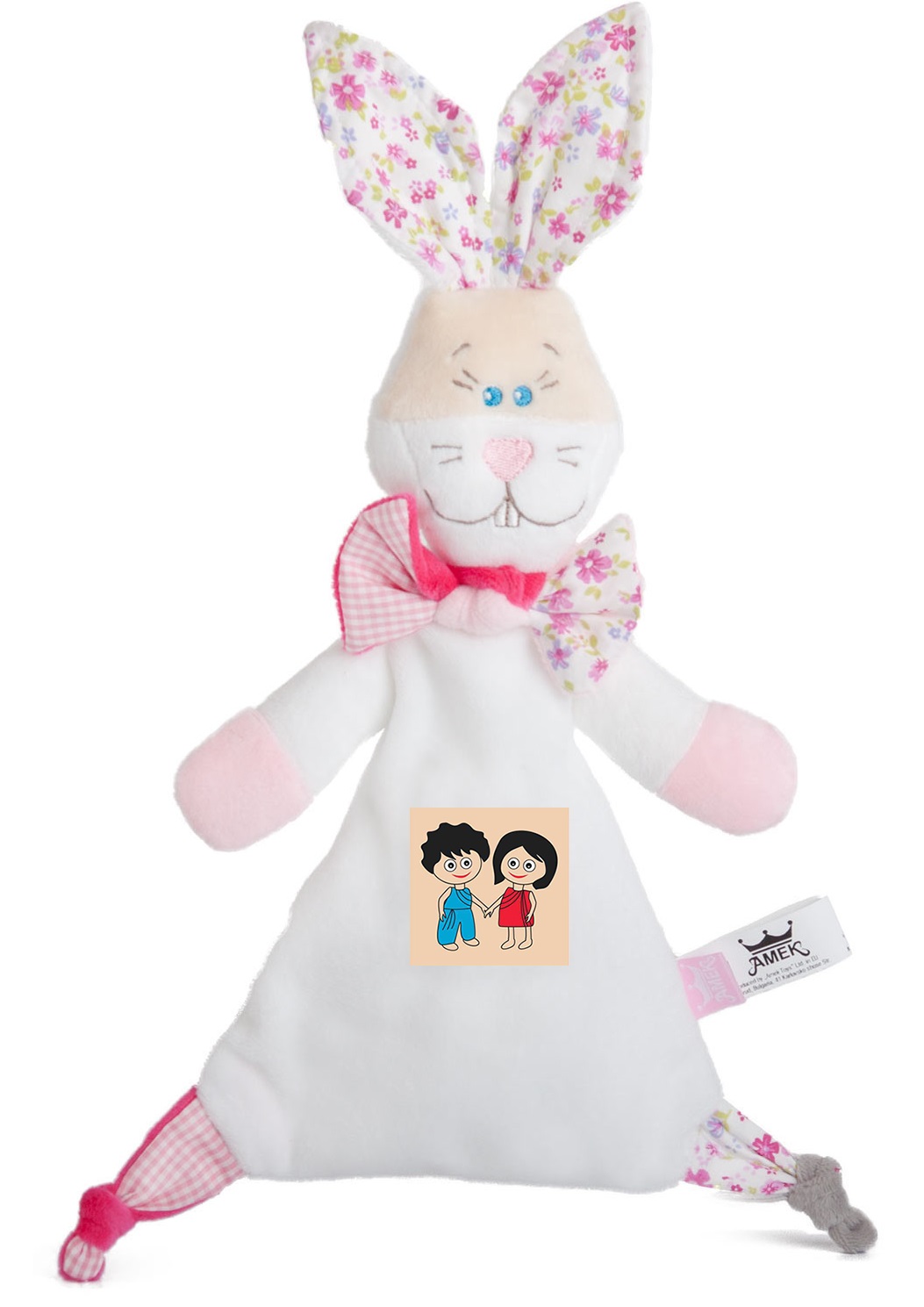 Jucarie moale Amek Toys - Iepuras, zodia Gemeni, pentru fetite
