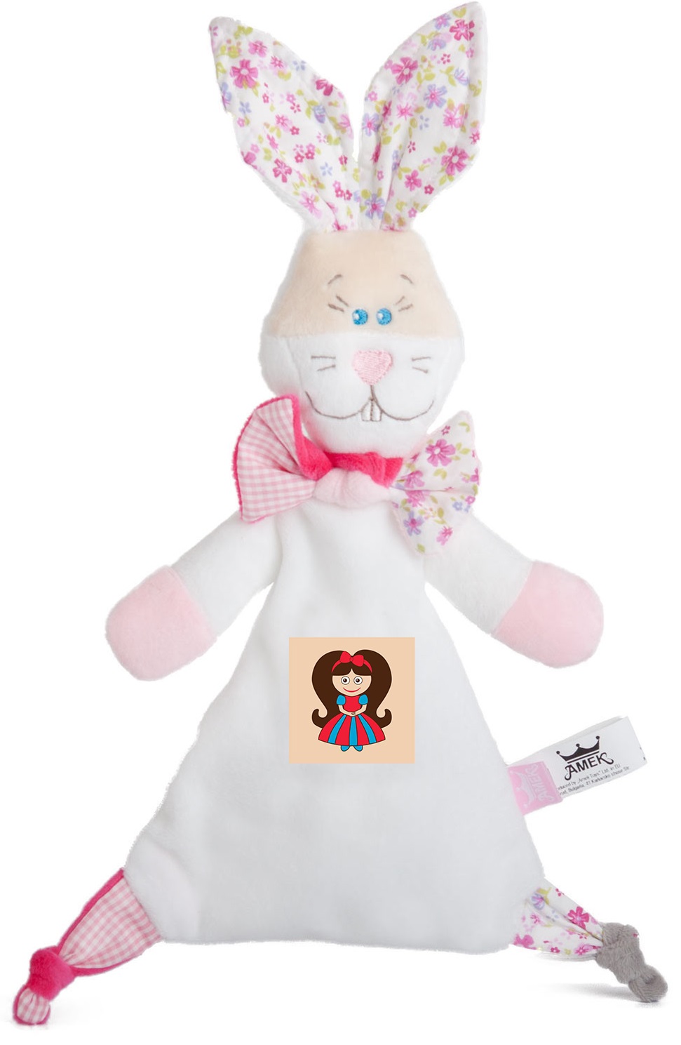 Jucarie moale Amek Toys - Iepuras, zodia Fecioara, pentru fetite