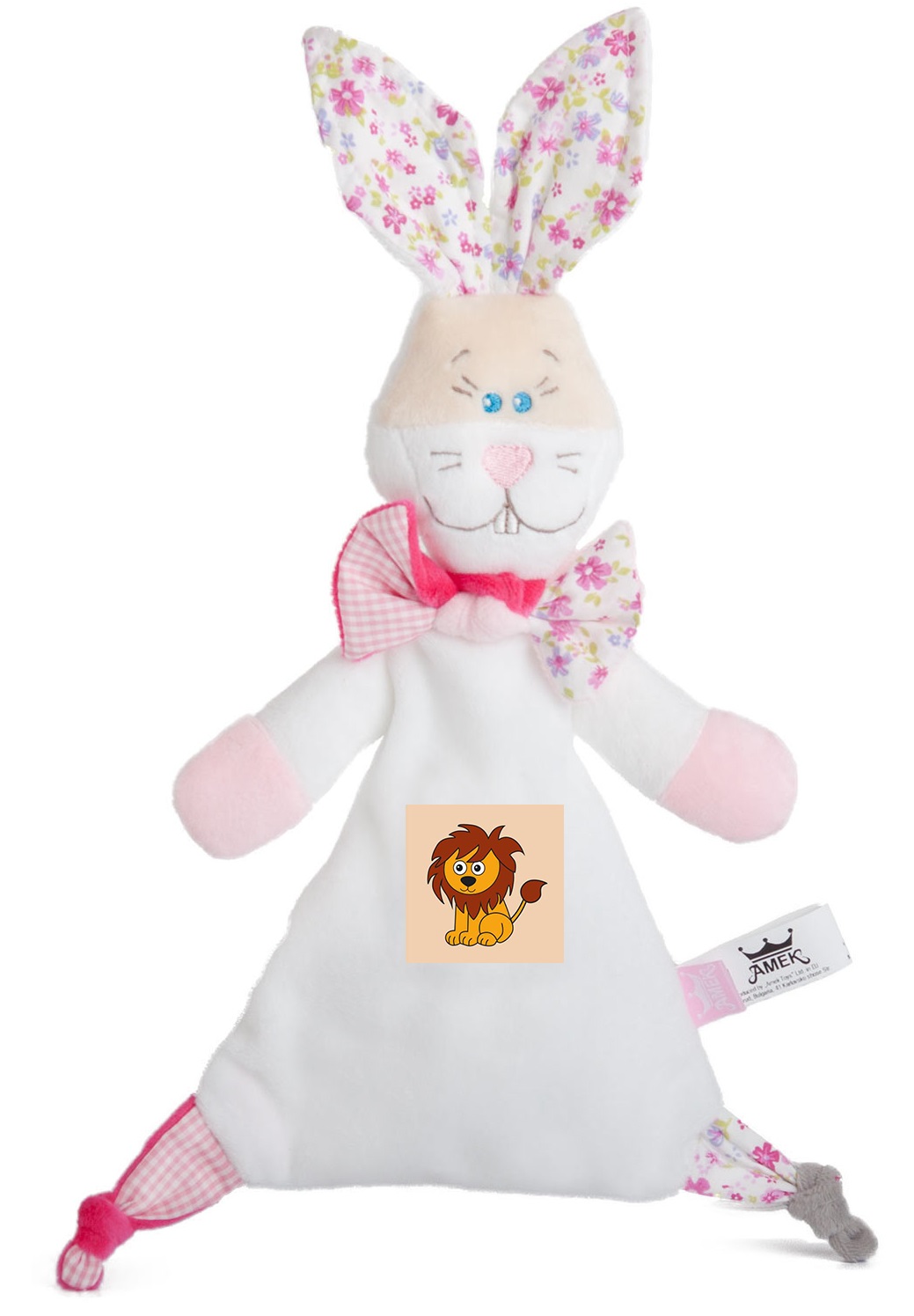 Jucarie moale Amek Toys - Iepuras, zodia Leu, pentru fetite