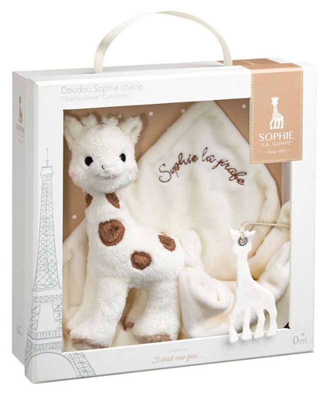 Jucărie moale de îmbrățișare Sophie la Girafe - Sophie Girafă