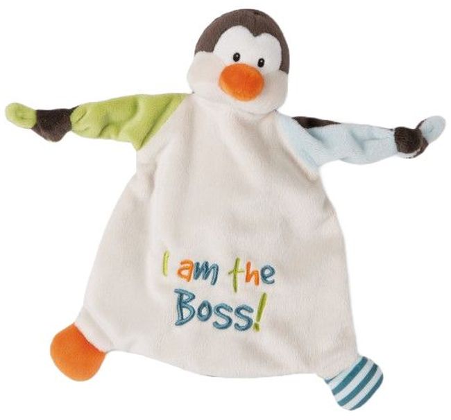 Prosop moale pentru îmbrățișare Nici - Pinguin, 25 x 25 cm