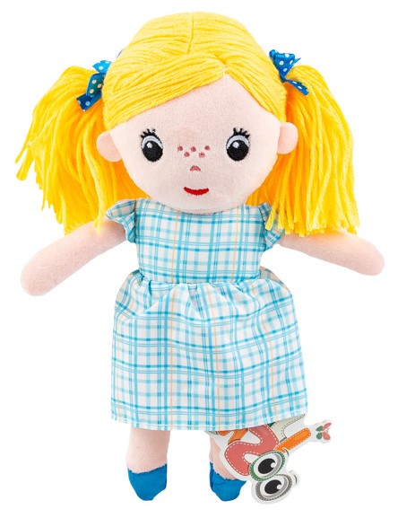 Păpușă moale Bali Bazoo - Janka, 28 cm