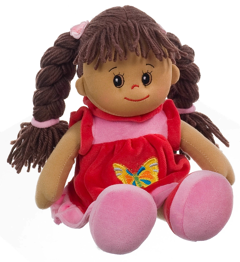 Papusa moale Heunec Poupetta - Lucy, 30 cm