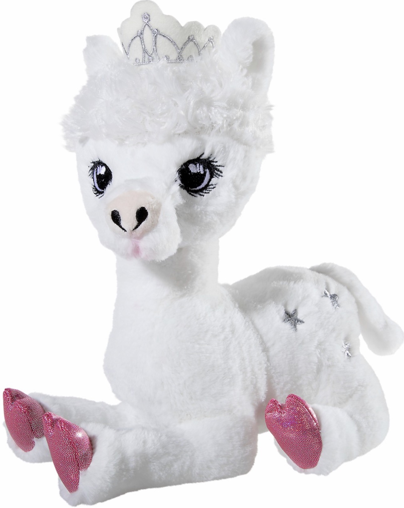 Jucărie moale de pluș Heunec Crownies - Alpaca, 27 cm