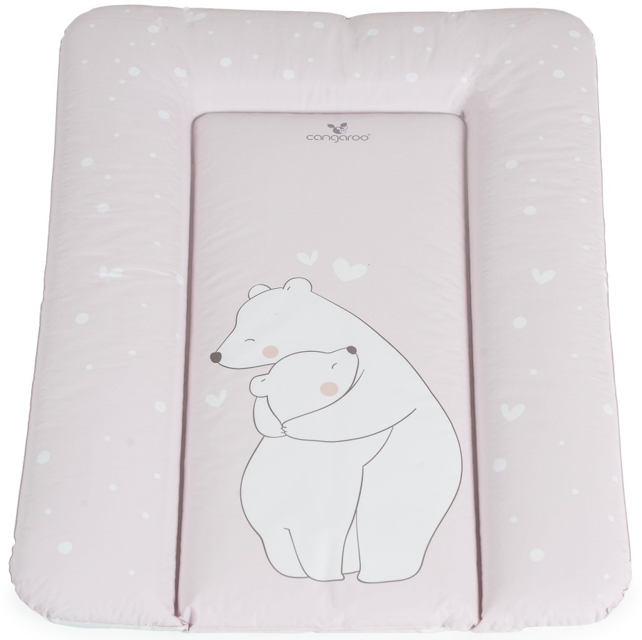 Saltea de schimbat moale Cangaroo - 50 х 70 cm, Pink Bears