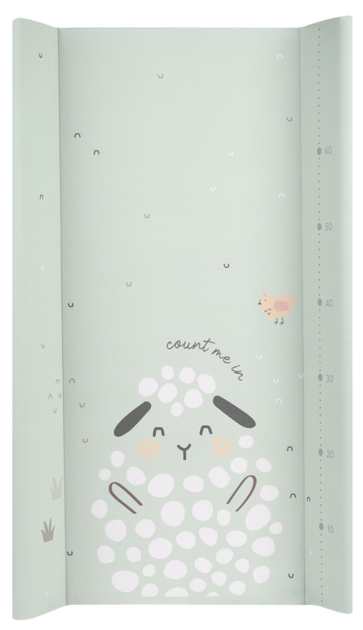 Salteluță moale de înfășat KikkaBoo Sleepy Sheep - 70 x 50 cm