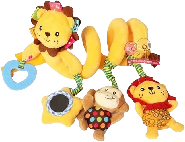 Spirală moale cu activități Smart Baby - Animale